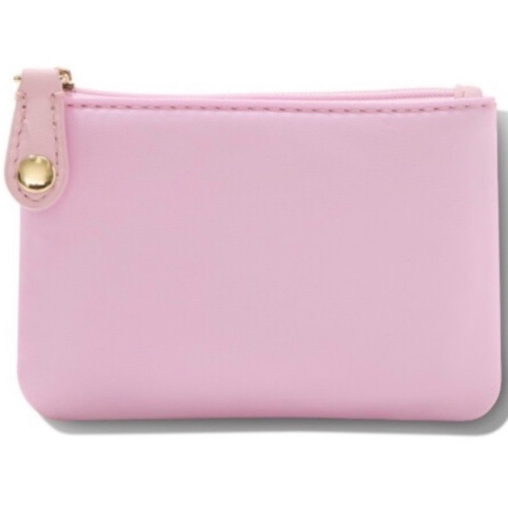 Stoney Clover Lane Pink Zip Card & Key Holder